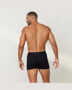 Luxe Herren-Boxer (3er Paket) - Schwarz Black