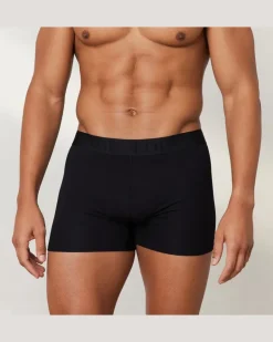 Luxe Herren-Boxer (3er Paket) - Schwarz Black