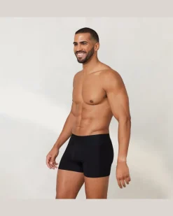 Luxe Herren-Boxer (3er Paket) - Schwarz Black