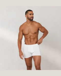 Luxe Herren-Boxer (3er Paket) - Weiß White