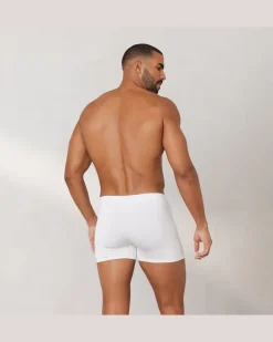Luxe Herren-Boxer (3er Paket) - Weiß White