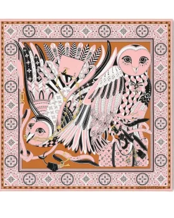 LV Feathers Carré 70 Pink