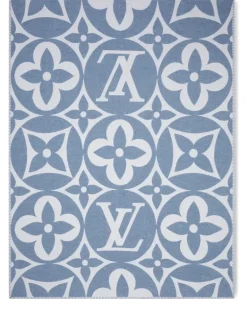 LV Medallion Decke Blue