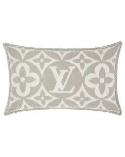 LV Medallion Kissen Blue
