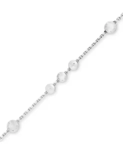 LV Studs lange Halskette Silver