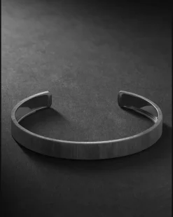 Macri Blackened White Gold Cuff Silver