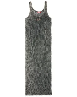 Maeve-Utlt Trägerkleid aus Mesh - Grau