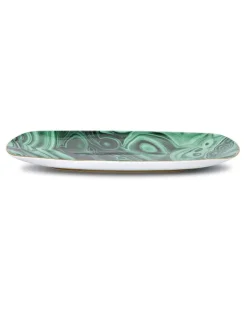 Malachite Schale 30cm - Grün