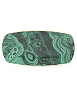 Malachite Schale 30cm - Grün
