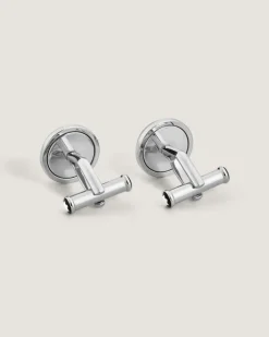 Manschettenknöpfe Moonphase - Blau - Edelstahl - MB132964 - Cufflinks