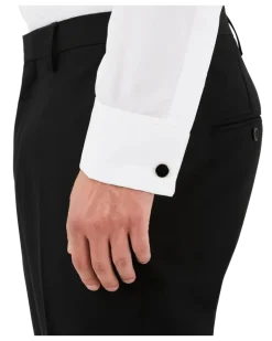 Manschettenknöpfe Star mit Edelstahlintarsie - Edelstahl - MB118607 - Cufflinks