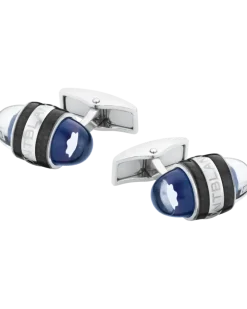 Manschettenknöpfe StarWalker Blue Planet - Edelstahl - MB125972 - Cufflinks
