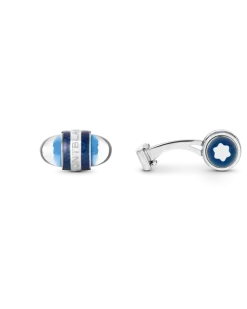 Manschettenknöpfe StarWalker Blue Planet - Edelstahl - MB125972 - Cufflinks