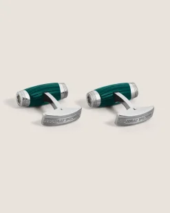 Manschettenknöpfe StarWalker PolarGreen - Grün - Edelstahl - MB134672 - Cufflinks