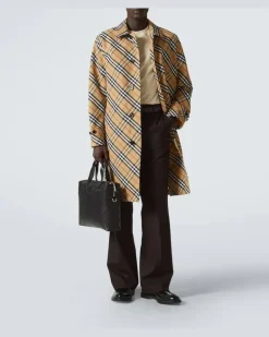 Mantel Burberry Check Beige