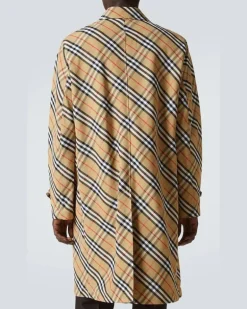 Mantel Burberry Check Beige