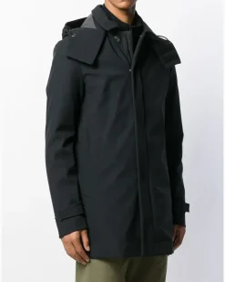 Mantel im Utility-Look - Schwarz