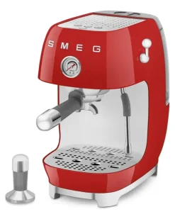 Manuelle Espressomaschine (36,4cm x 20,5cm) - Rot