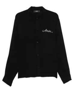 MA Quad Checkerboard long-sleeve shirt - Schwarz