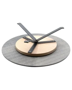 marble-effect coffee table (50cm) - Schwarz