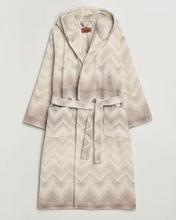 Marea Hooded Bathrobe Beige