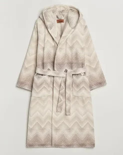 Marea Hooded Bathrobe Beige