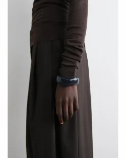 Markante, Abgerundete Armspange Blau