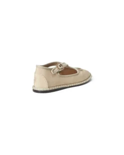 Mary-Jane-Espadrille aus Ripsband Natural