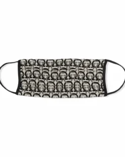 Maske mit Print - Nude