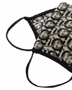 Maske mit Print - Nude