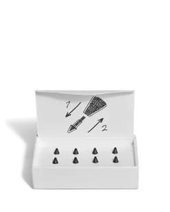 Matte Ersatzspitzen für den Montblanc Digital Pen - Schwarz - Polycarbonat - MB135047 - Smart Pen Accessoires