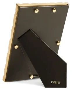 Maxime Bilderrahmen mit Rüschen (10cm x 15cm) - Gold