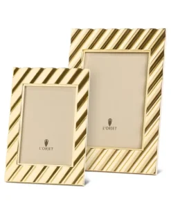 Maxime Bilderrahmen mit Rüschen (10cm x 15cm) - Gold