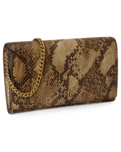 medium Adair II snakeskin-effect logo-plaque belt bag - Braun