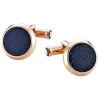 Meisterstück Manschettenknöpfe mit blauer Aventurinintarsie - Edelstahl - MB112908 - Cufflinks