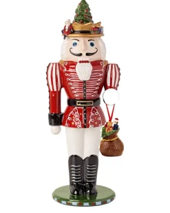Memory Nussknacker Weihnachtsfigur 36,5cm - Rot