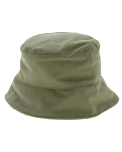 Men Logo Tag Bucket Hat Green Accessories > Beanies