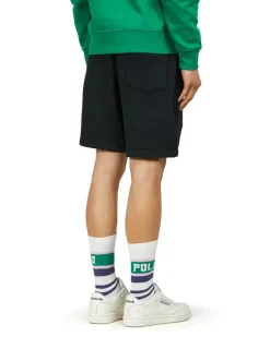 Men Polo Sport Logo Shorts Black Clothing > Pants