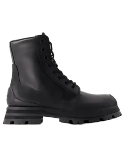 Men's Ankle Boot Black Calfskin