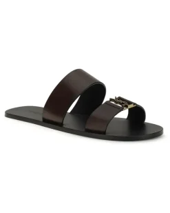 Men's Babylone Sandals Coffee Calf Leather Bos Taurus Brown