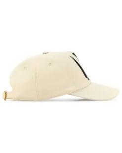 Men's Baseball Cap Beige Cotton
