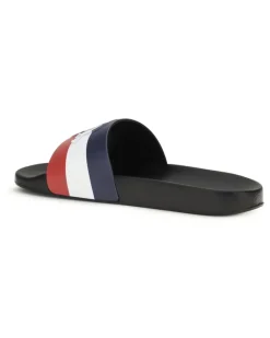 Men's Basile Rubber Slippers Charcoal Upper: Rubber; Sole: Sandal