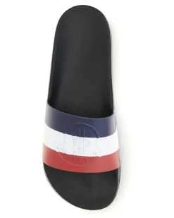 Men's Basile Rubber Slippers Charcoal Upper: Rubber; Sole: Sandal