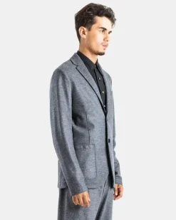 Men's 2b Blazer Jacket Gray