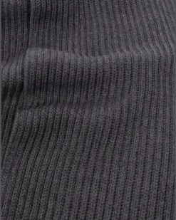 Men's Beanie And Scarf Set Gray Wool