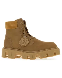 Men's Beige Suede Peak City Ankle Boots 235 Stivali
