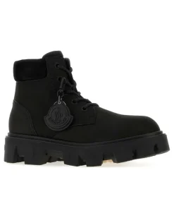 Men's Black Suede Peak City Ankle Boots 999 Stivali