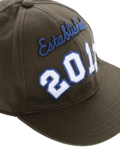 Men's Boxy Logo Baseball Cap Brown Accessories > Beanies & Hats