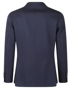 Men's Button Blazer Ss26 M Navy