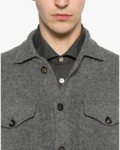 Men's Button-Up Flap-Pocket Cardigan Aw26 M
